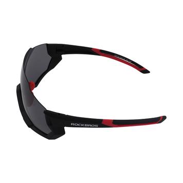 Fahrradbrille schwarz/rot