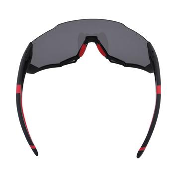 Fahrradbrille schwarz/rot